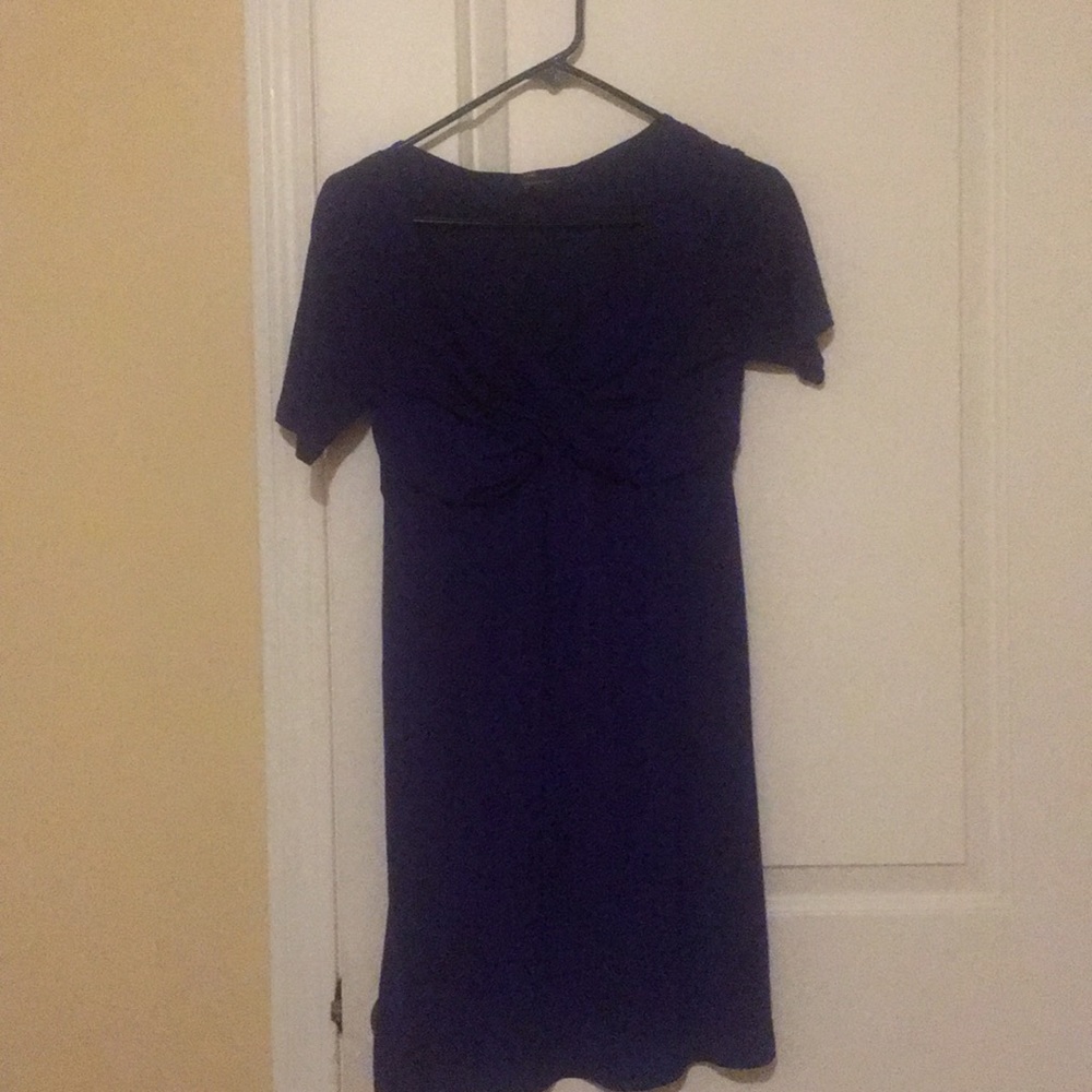 Purple short dress